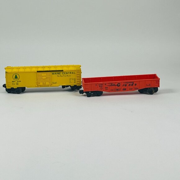 Lionel Maine Central & Rio Grande Train Cars HO Scale Vintage Lot MEC & D&RG - Picture 3 of 7